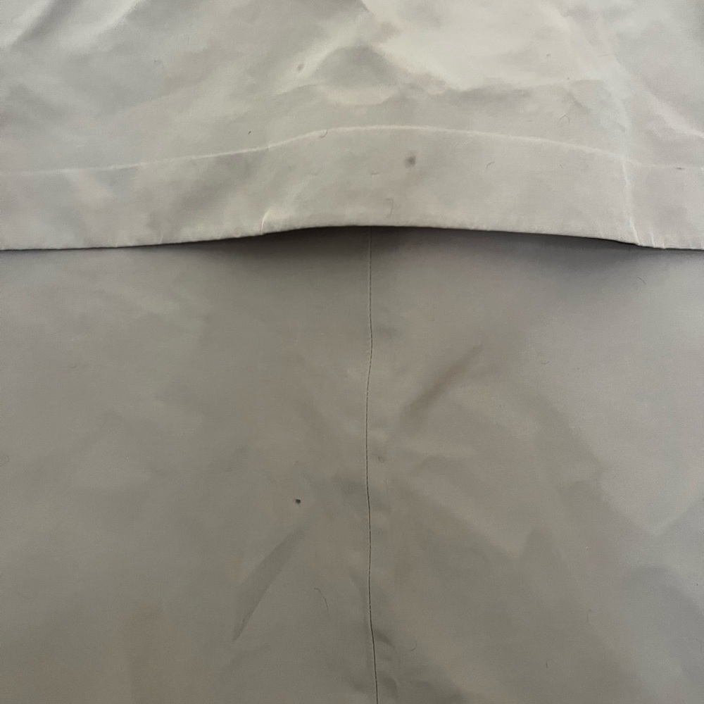 NWT Zara Collection Straight Water Resistant Minimalist Beige Trench Coat L - Picture 7 of 13